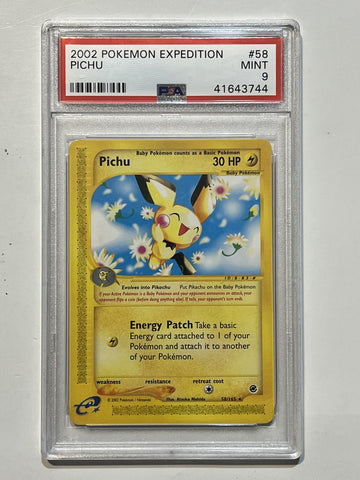 Pichu (Expedition: Base Set) 58/165 PSA 9