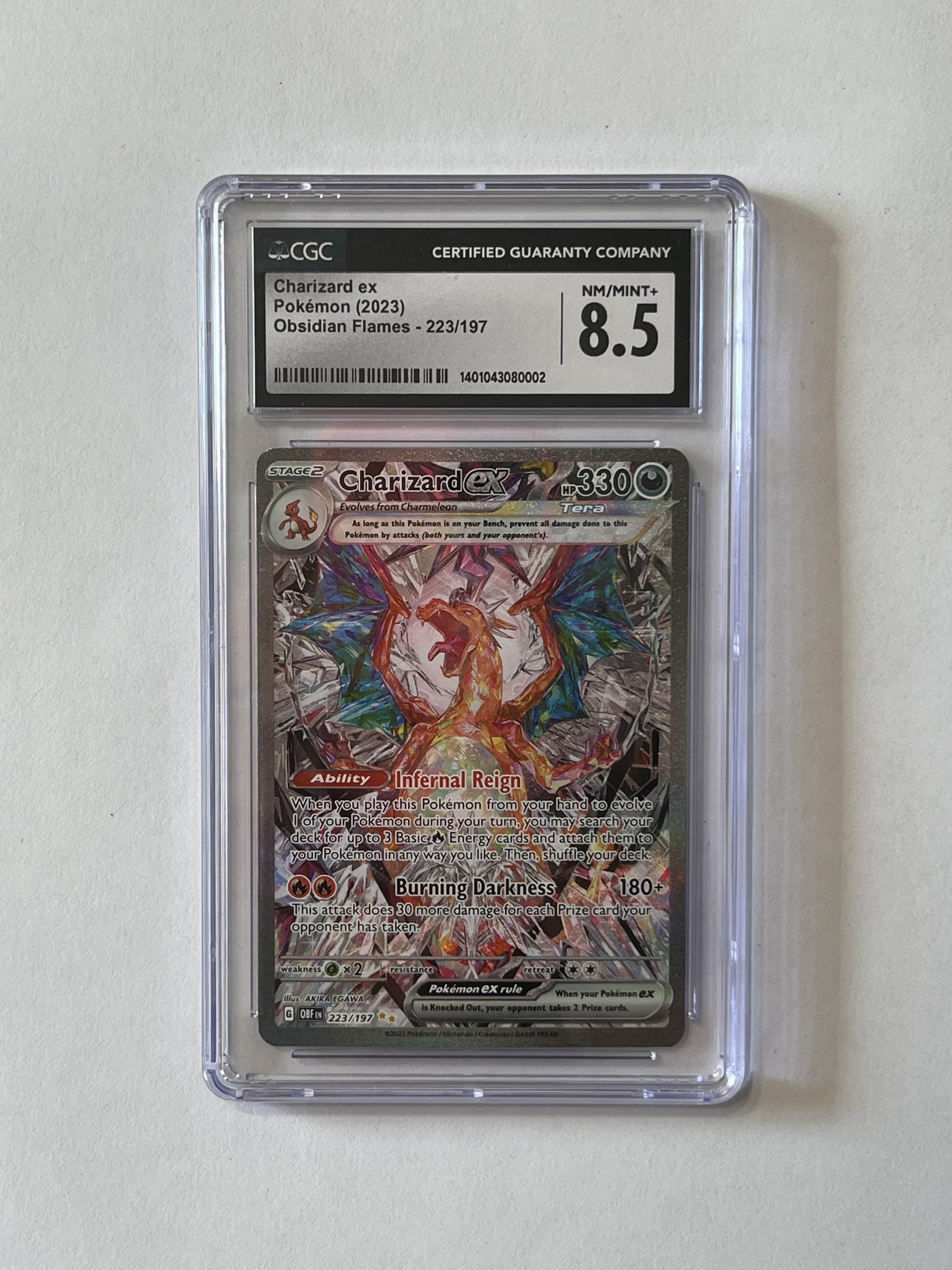 Image of Charizard ex (Scarlet & Violet: Obsidian Flames) 223/197 CGC 8.5