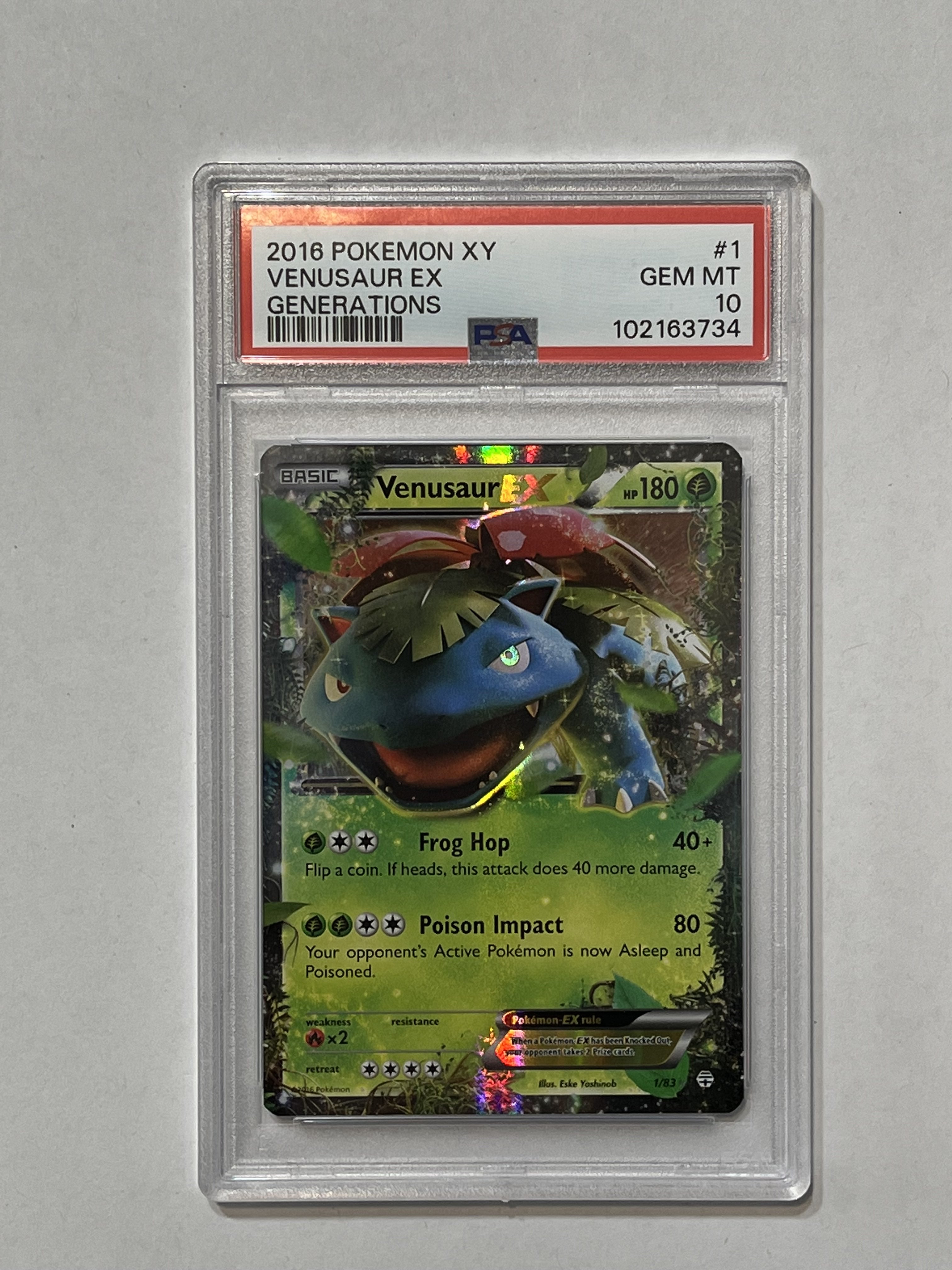 Image of Venusaur EX [XY: Generations] 1/83 PSA 10