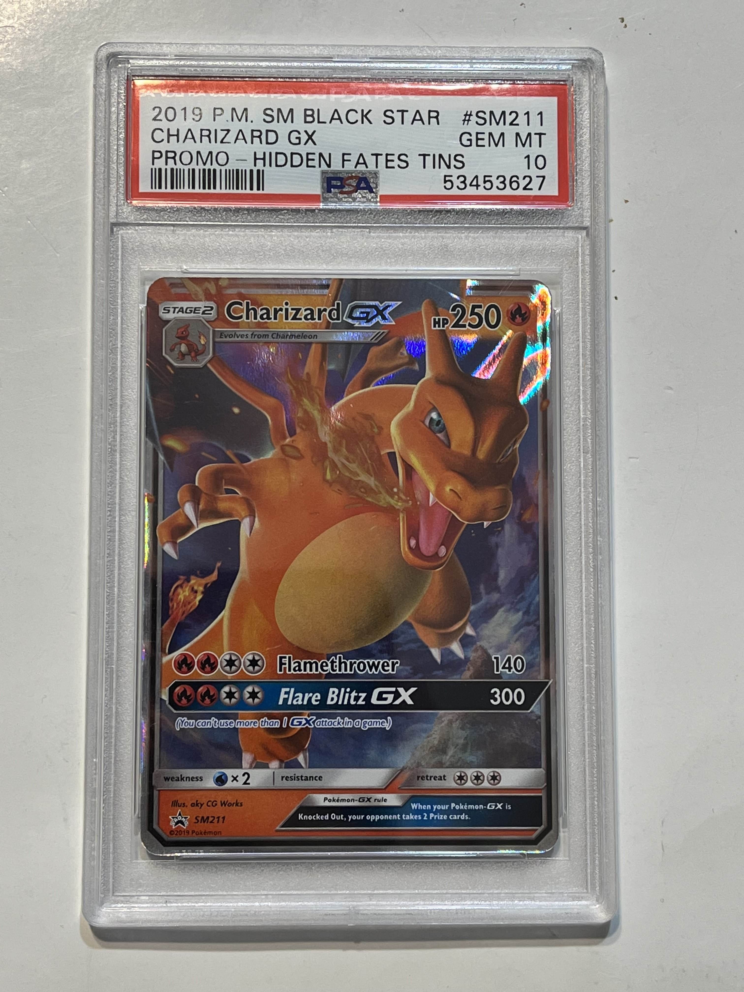 Image of Charizard GX (Sun & Moon: Black Star Promos) SM211 PSA 10