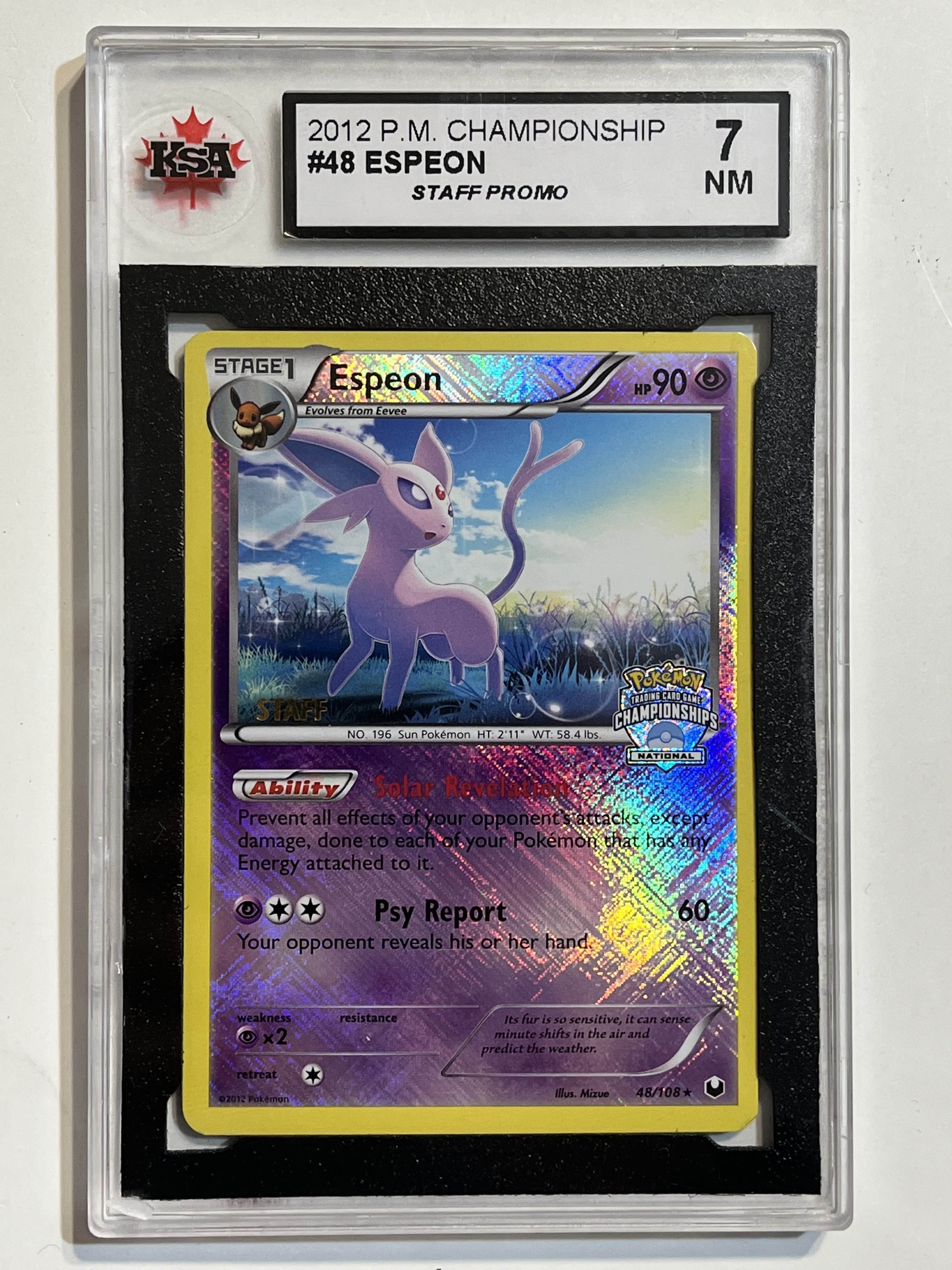 Image of Espeon (National Championship Promo Staff) (Black & White: Dark Explorers) 48/108 KSA 7