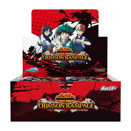 Image of MY HERO ACADEMIA: Crimson Rampage CCG BOOSTER BOX