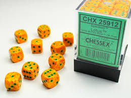 Image of Chessex Lotus - Speckled - 36 dice D6