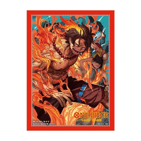 Bandai: 70ct Card Sleeves - One Piece Card Game - Card Sleeves VOL.5 - Portgas D. Ace