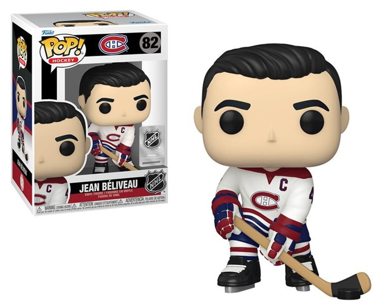 Image of Jean Beliveau (Montreal Canadiens) #82