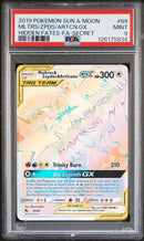 Moltres & Zapdos & Articuno GX (Sun & Moon: Hidden Fates) 69/68 PSA 9