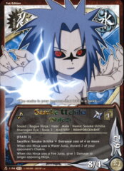 Image of Sasuke Uchiha (State 2) (N-1194) (TP3 Tournament Pack 3) 1st Edition