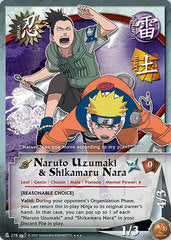 Image of Naruto Uzumaki & Shikamaru Nara (N-278) (S8 Battle of Destiny) Unlimited Edition
