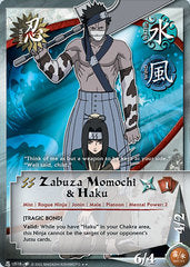 Image of Zabuza Momochi & Haku (c016) (S7 Quest for Power) Unlimited Edition