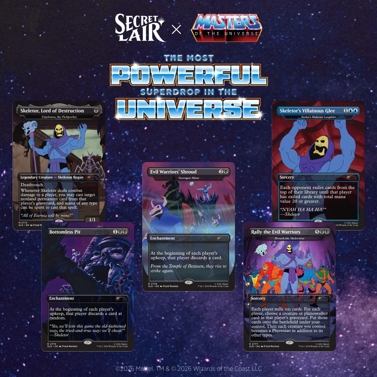 Image of Secret Lair x Masters of the Universe (NYAH-HA-HA!) - Non-Foil