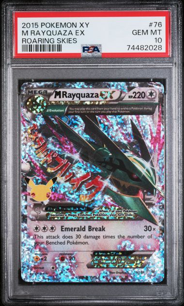 Image of M RAYQUAZA EX [XY: ROARING SKIES] 76/108 PSA 10