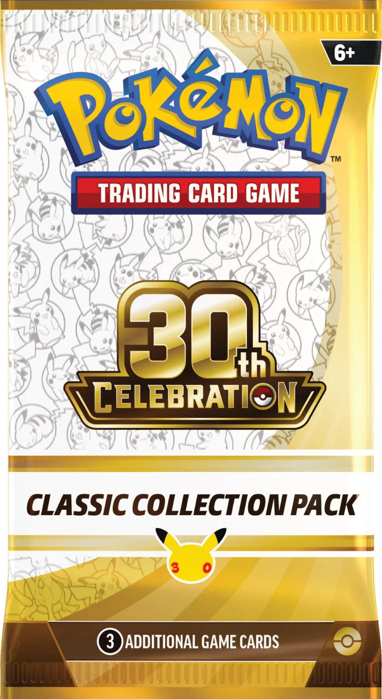 Image of Pokemon - 30th Anniversary Celebration - Classic Collection Booster Pack (PREORDER)