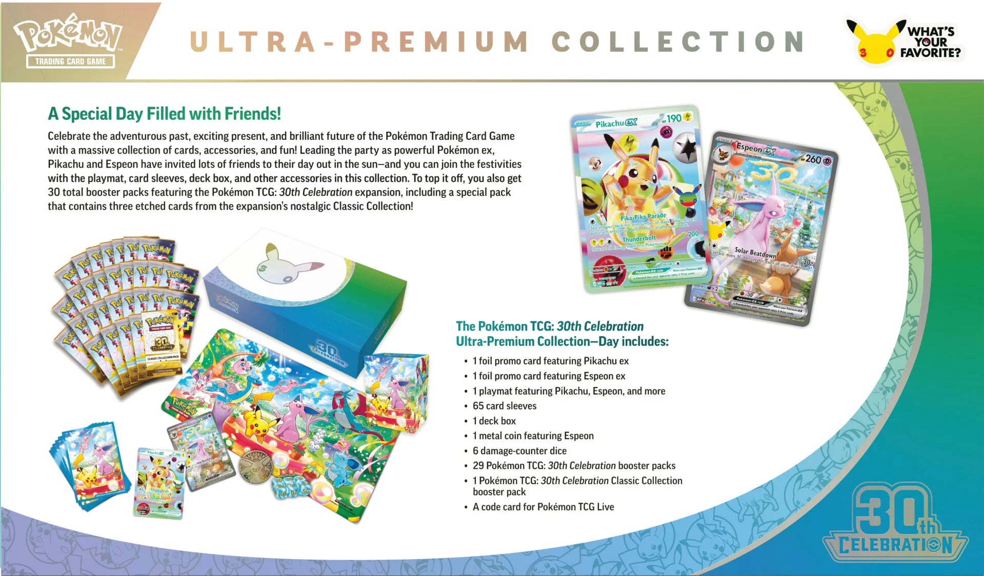 Image of Pokemon - 30th Anniversary Celebration - Ultra-Premium Collection (PREORDER)