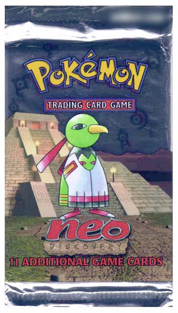 Neo Discovery Unlimited Booster Pack, UNWEIGHED and FACTORY SEALED