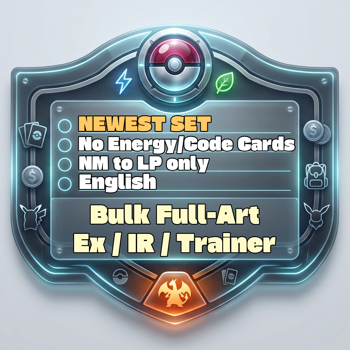 Image of PKMN - Bulk Full-Art EX / IR / Trainer (NEWEST SET)