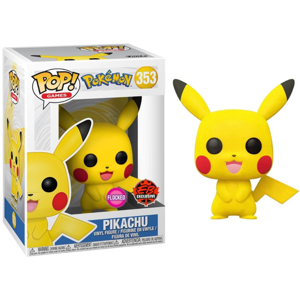 Image of Pikachu #353 Hot Topic Exclusive (Flocked) (Pokemon)