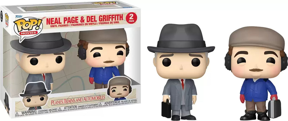 Neal Page & Del Griffith (Planes, Trains and Automobiles) 2 Pack