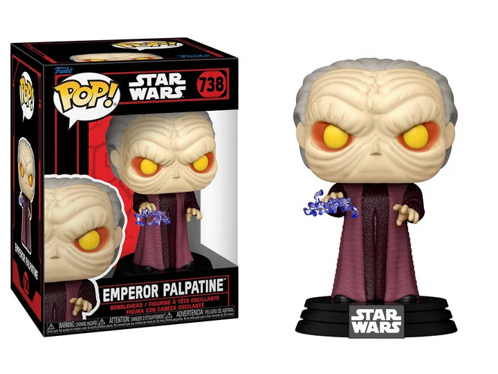 Image of Pop! Star Wars Vinyl Bobble-Head Emperor Palpatine #738