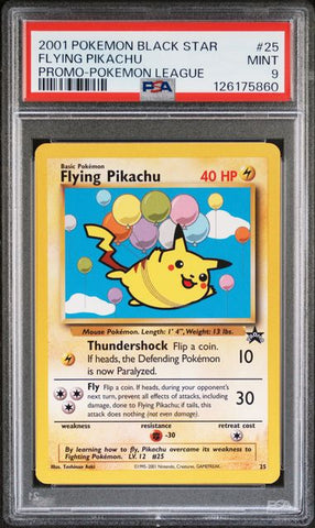 Flying Pikachu (Wizards of the Coast: Black Star Promos) 25 PSA 9