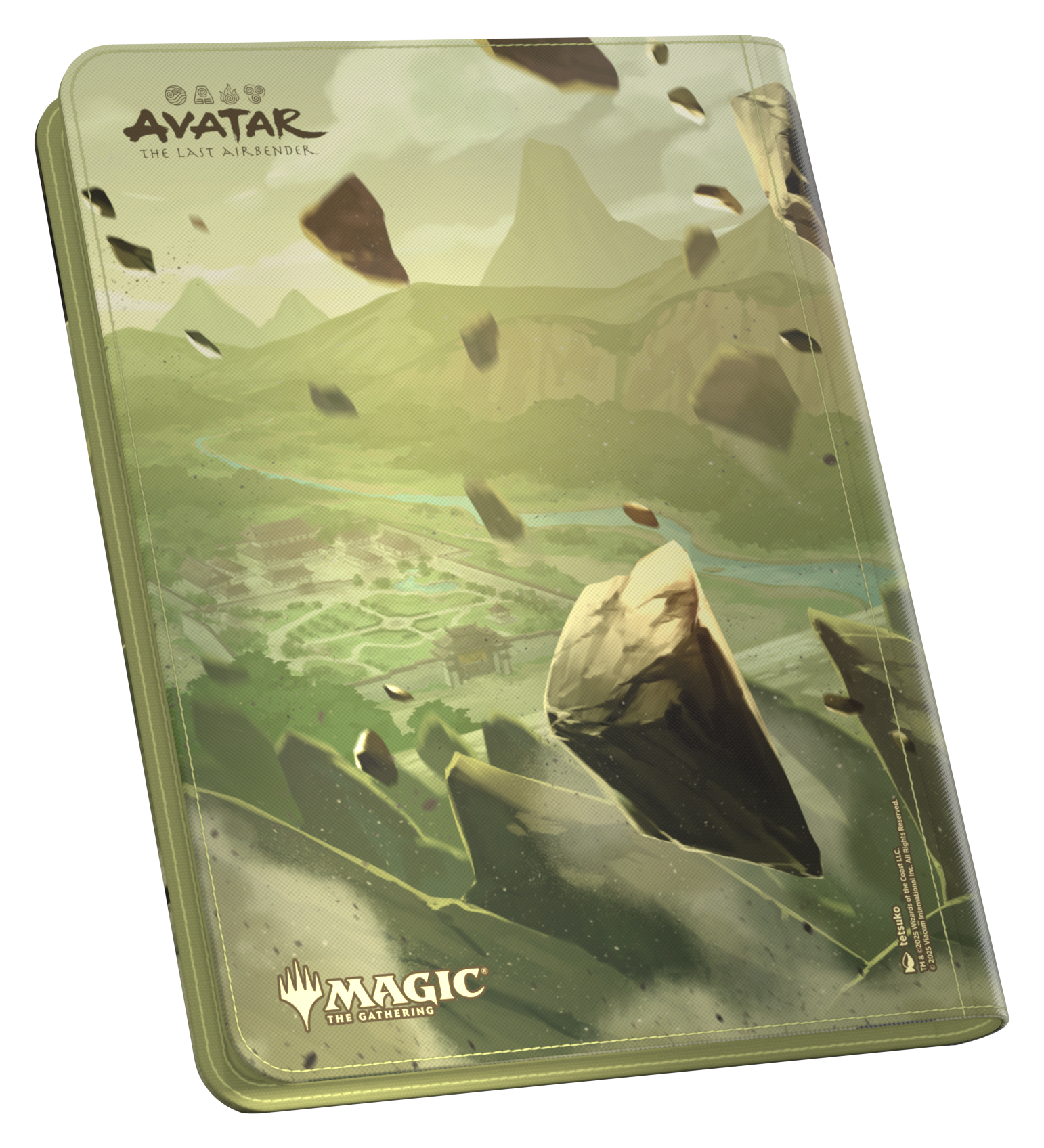 Image of The Last Airbender: Toph Green - 18 Pocket (360) Xenoskin Zipfolio