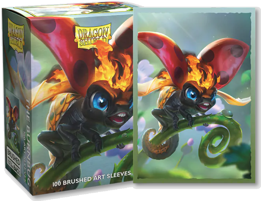 Image of The Burnbug [Spirit Animal Dragons] Brushed Art Dragon Shield (STANDARD) 100ct