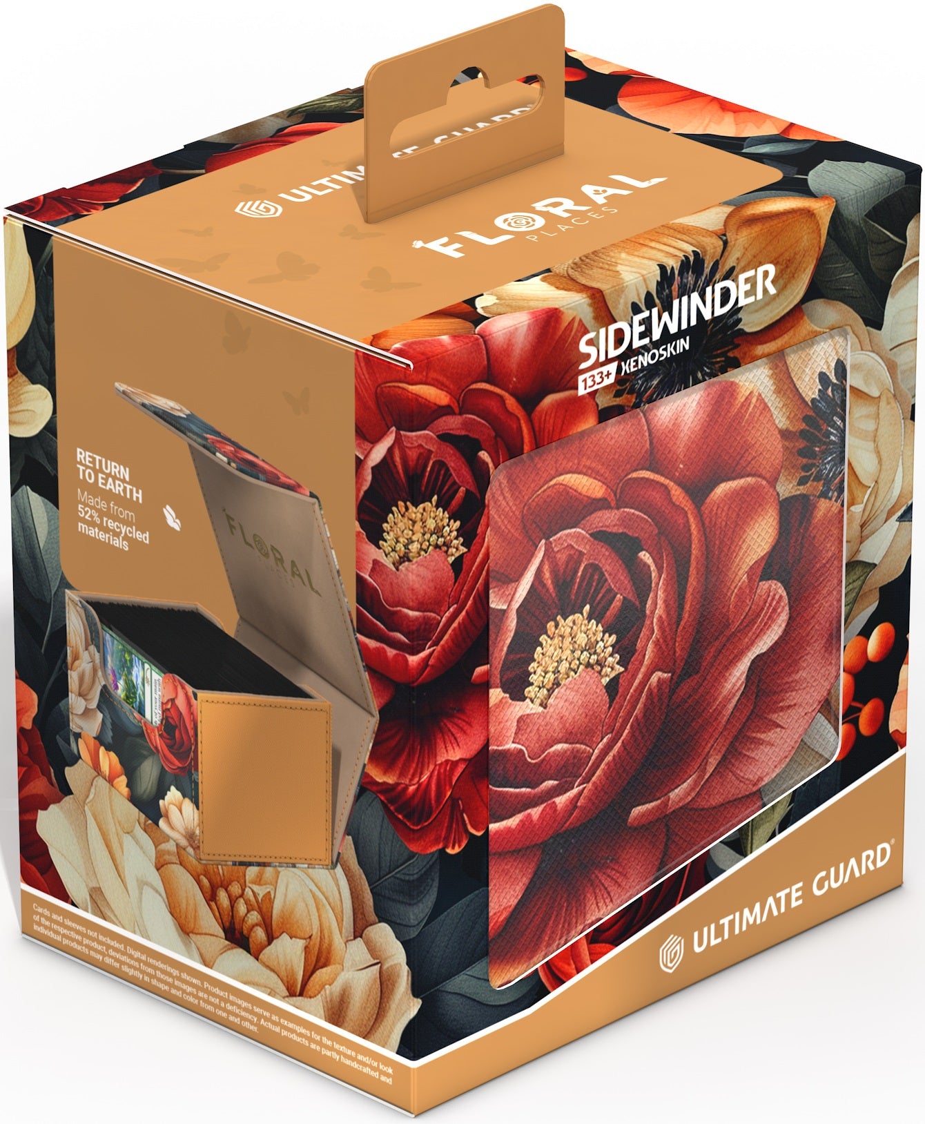 Image of Floral Secret Garden 133+ Xenoskin Sidewinder Ultimate Guard