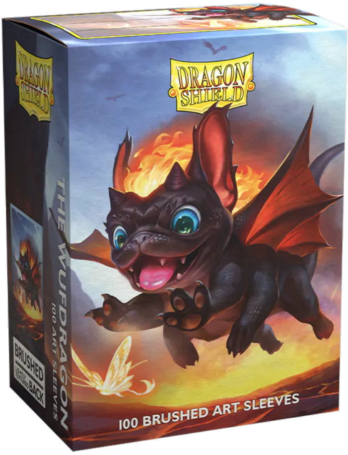 Image of The Wufdragon [Spirit Animal Dragons] Brushed Art Dragon Shield (STANDARD) 100ct