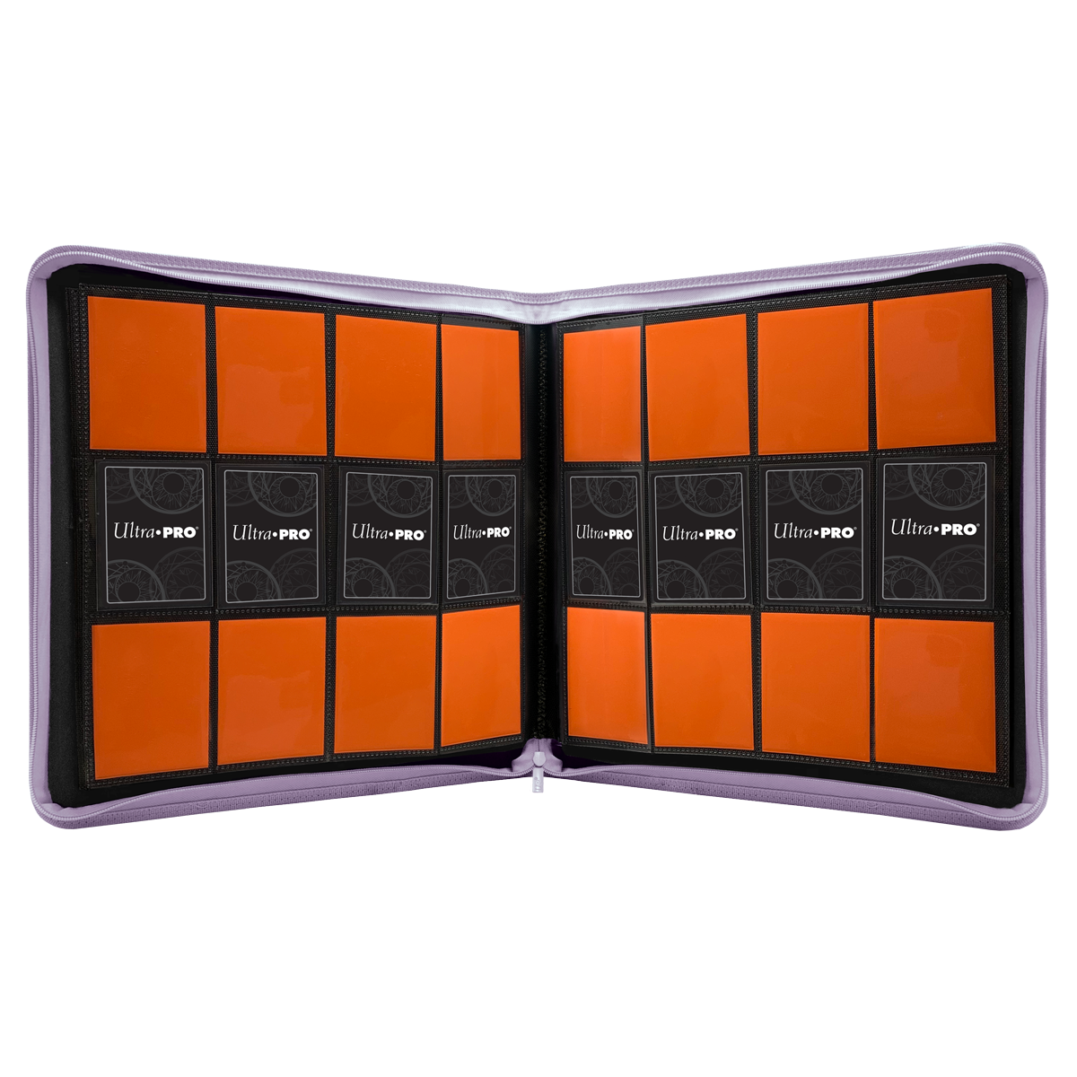 Image of Purple Pro Vivid 12 Pocket Zippered Binder