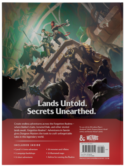 Image of Forgotten Realms: Adventures in Faerun - Dungeons and Dragons