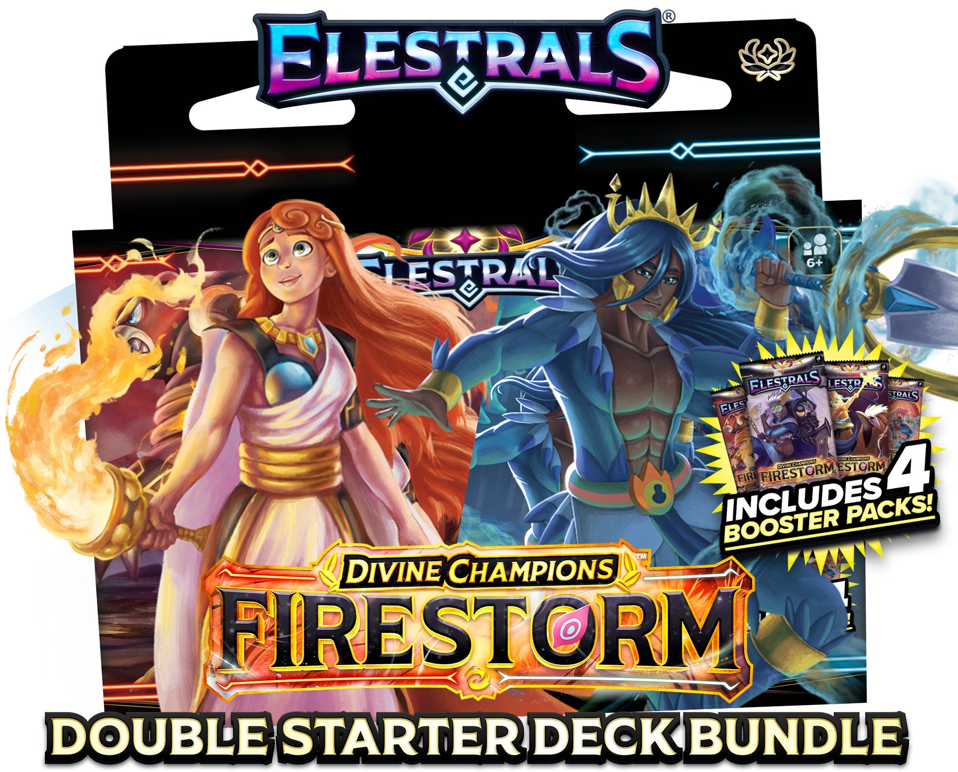 Image of ELESTRALS FIRESTORM HESTIA VS. POSEIDON DOUBLE STARTER DECK BUNDLE