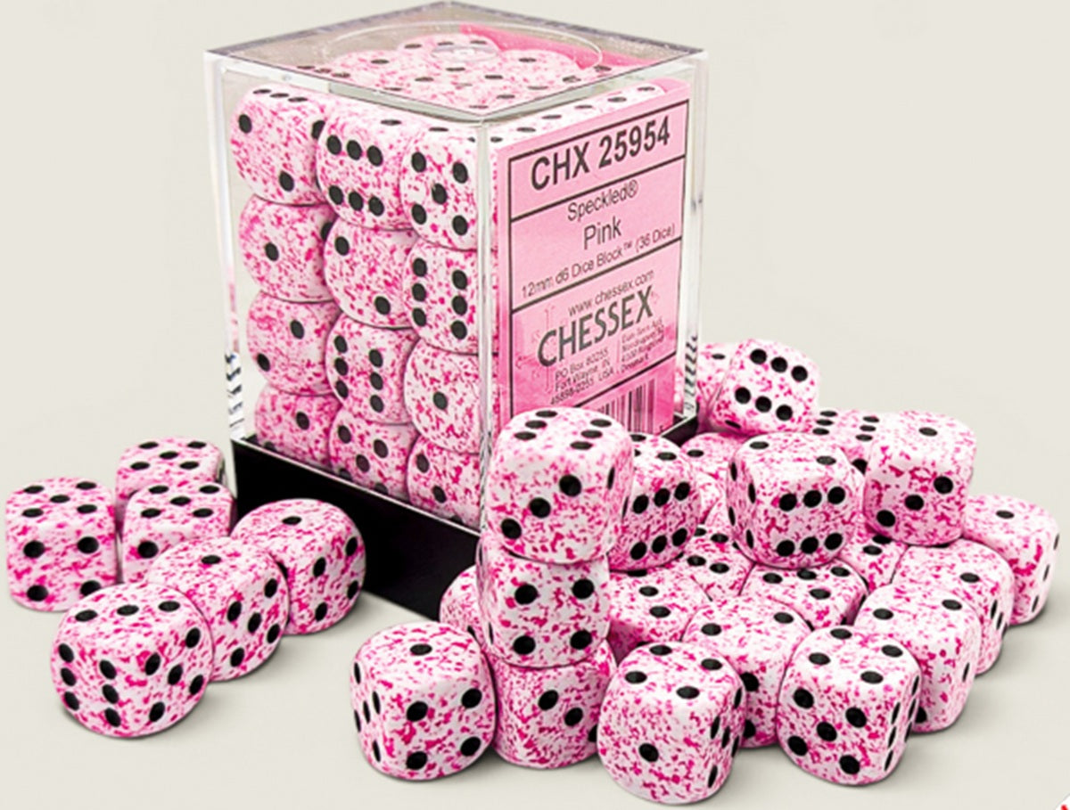 Image of Chessex Speckled - PINK - 36 Dice Set