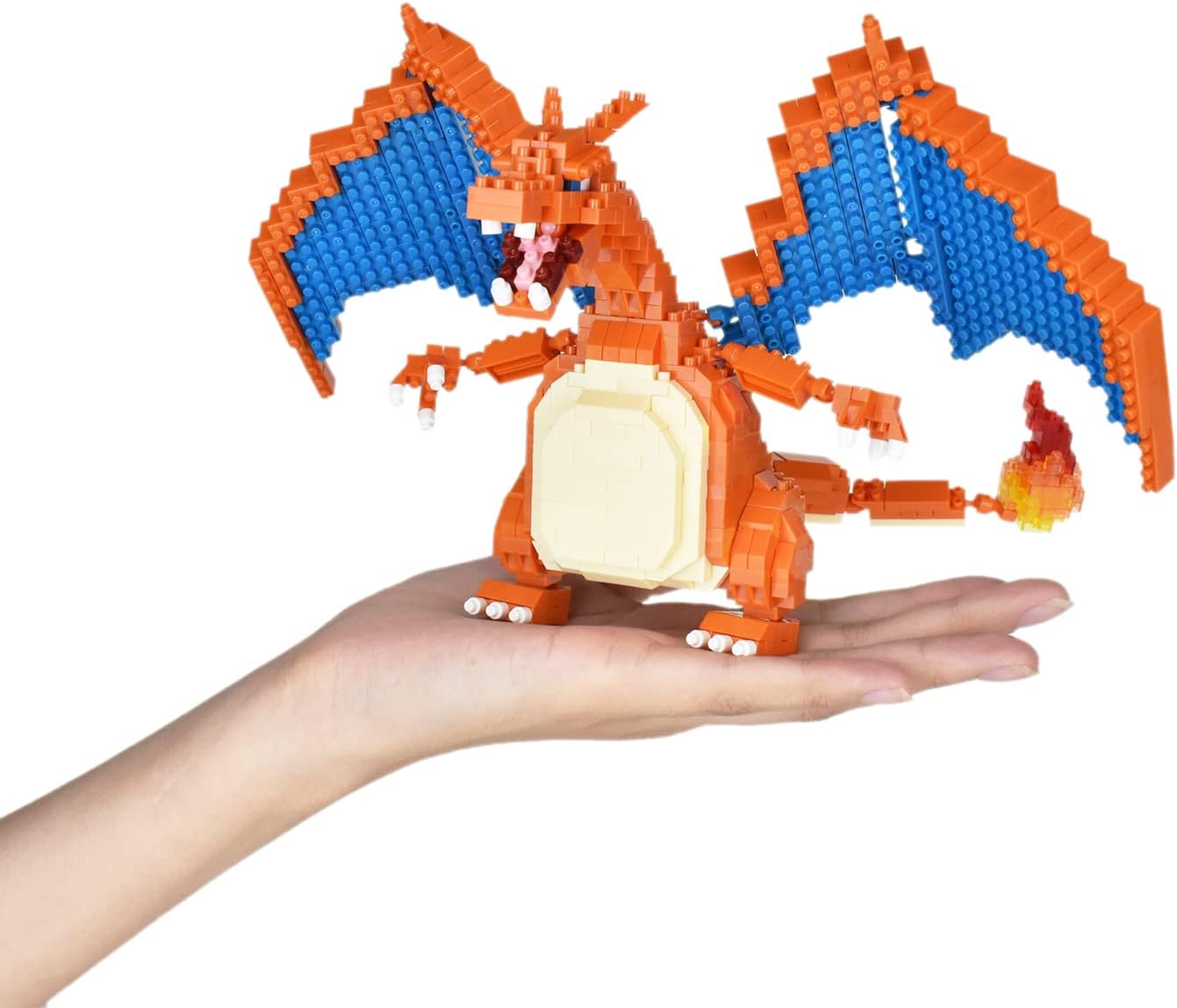 Image of Charizard Deluxe Nanoblock Pokemon Figure