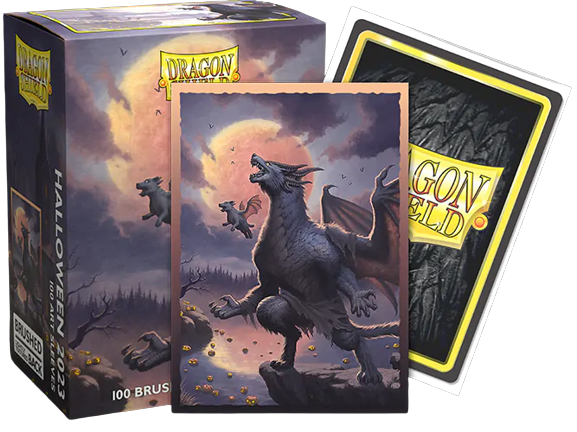 Image of Halloween 2023 Brushed Art Dragon Shield (STANDARD)