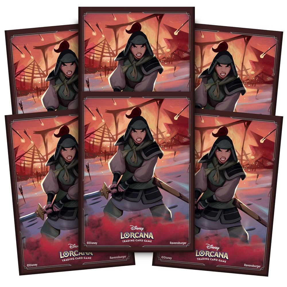 Image of Disney Lorcana Mulan Sleeve Set
