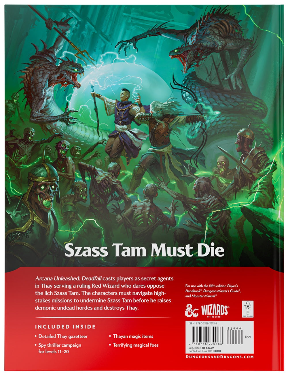 Image of ARCANA UNLEASHED Hardcover: Deadfall -  Dungeons & Dragons