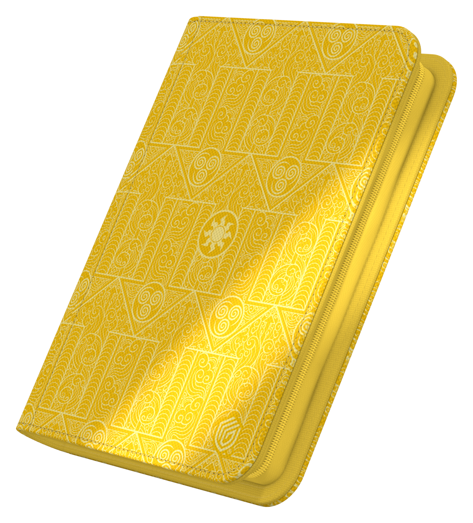 Image of Yellow Xenoskin Zipfolio 4 Pocket - Avatar: The Last Airbender - Mana Symbol