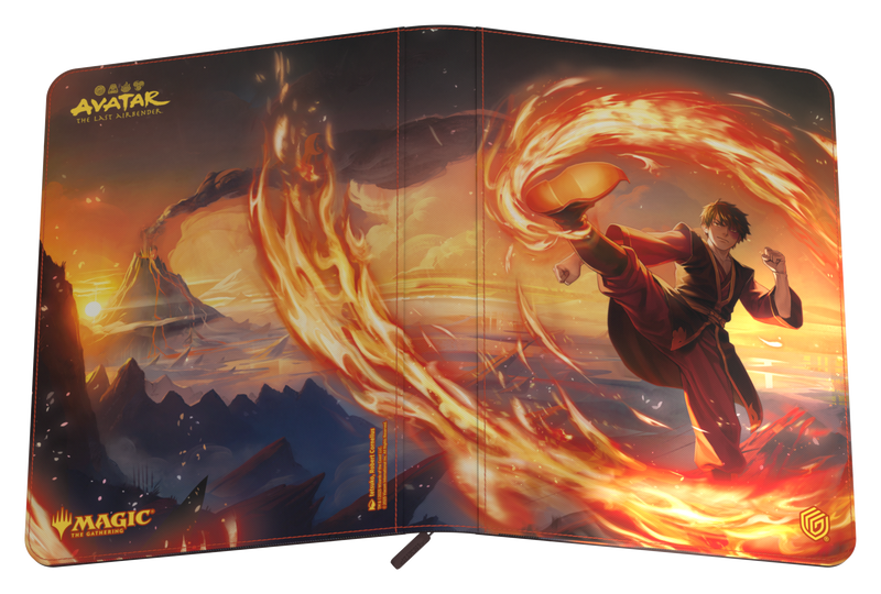 The Last Airbender: Zuko Red - 18 Pocket (360) Xenoskin Zipfolio