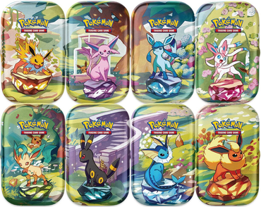 Prismatic Evolutions Mini Tins (Scarlet and Violet 8.5) (PRE-ORDER) (February 7th 2025)