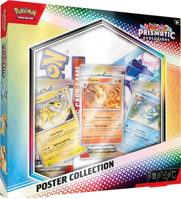 Prismatic Evolutions Poster Collection (Scarlet and Violet 8.5) (PRE-ORDER) (January 17th 2025)