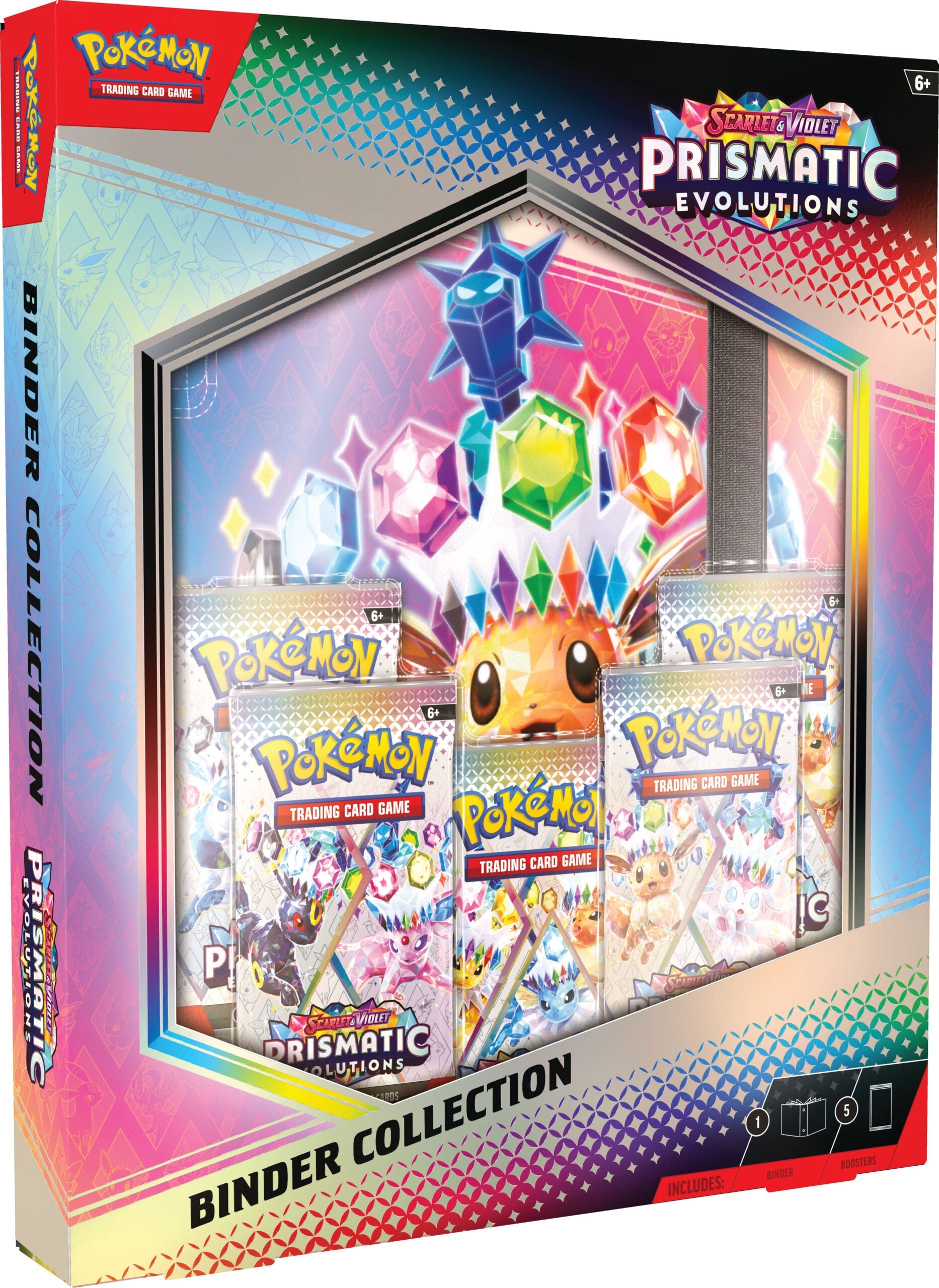 Image of Prismatic Evolutions Binder Collection (Scarlet and Violet 8.5)