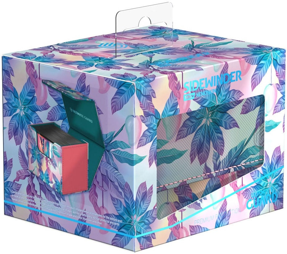Image of Floral Miami Pink (2024 Exclusive) 100+ Ultimate Guard Sidewinder Xenoskin Deckbox