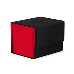 Black/Red (Synergy) 100+ Ultimate Guard Sidewinder Xenoskin Deckbox