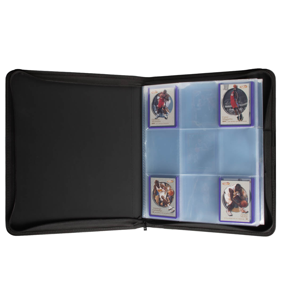 Image of 9-POCKET ZIPPERED BINDER TOPLOADER PREMIUM BLACK