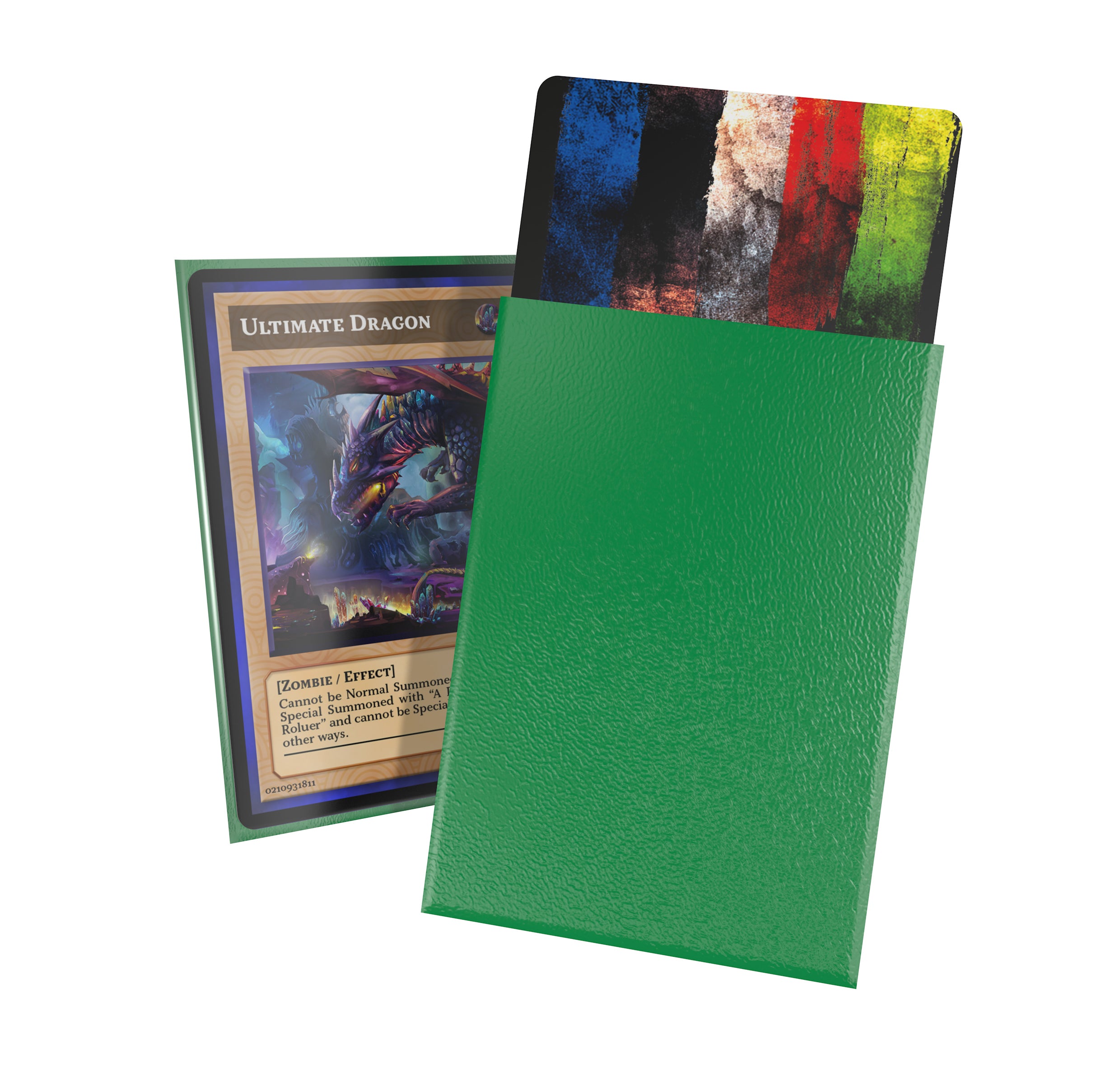 Image of Green JAPANESE Size Card Sleeves - Ultimate Guard CORTEX [60 ct]
