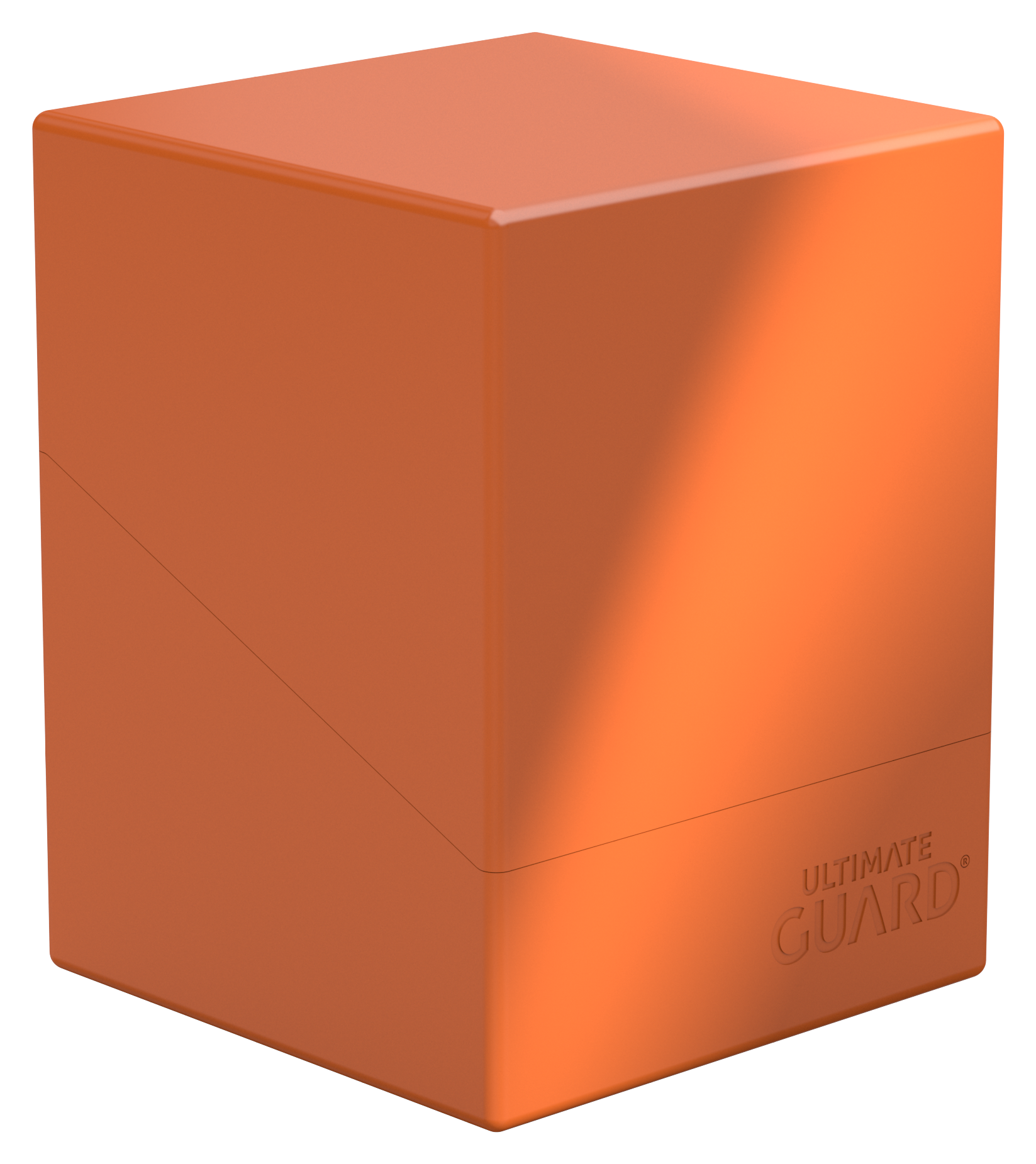 Image of Solid Orange Boulder 100+ Deck Case - Ultimate Guard