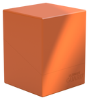 Solid Orange Boulder 100+ Deck Case - Ultimate Guard