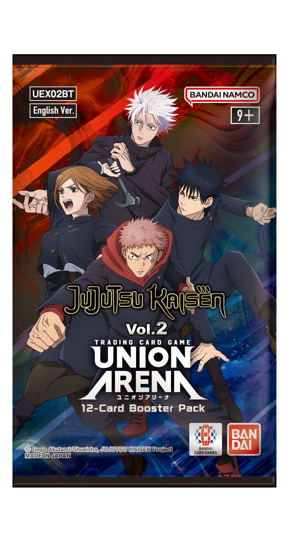 Image of Union Arena - JuJuTsu Kaisen Vol 2.  Booster Pack