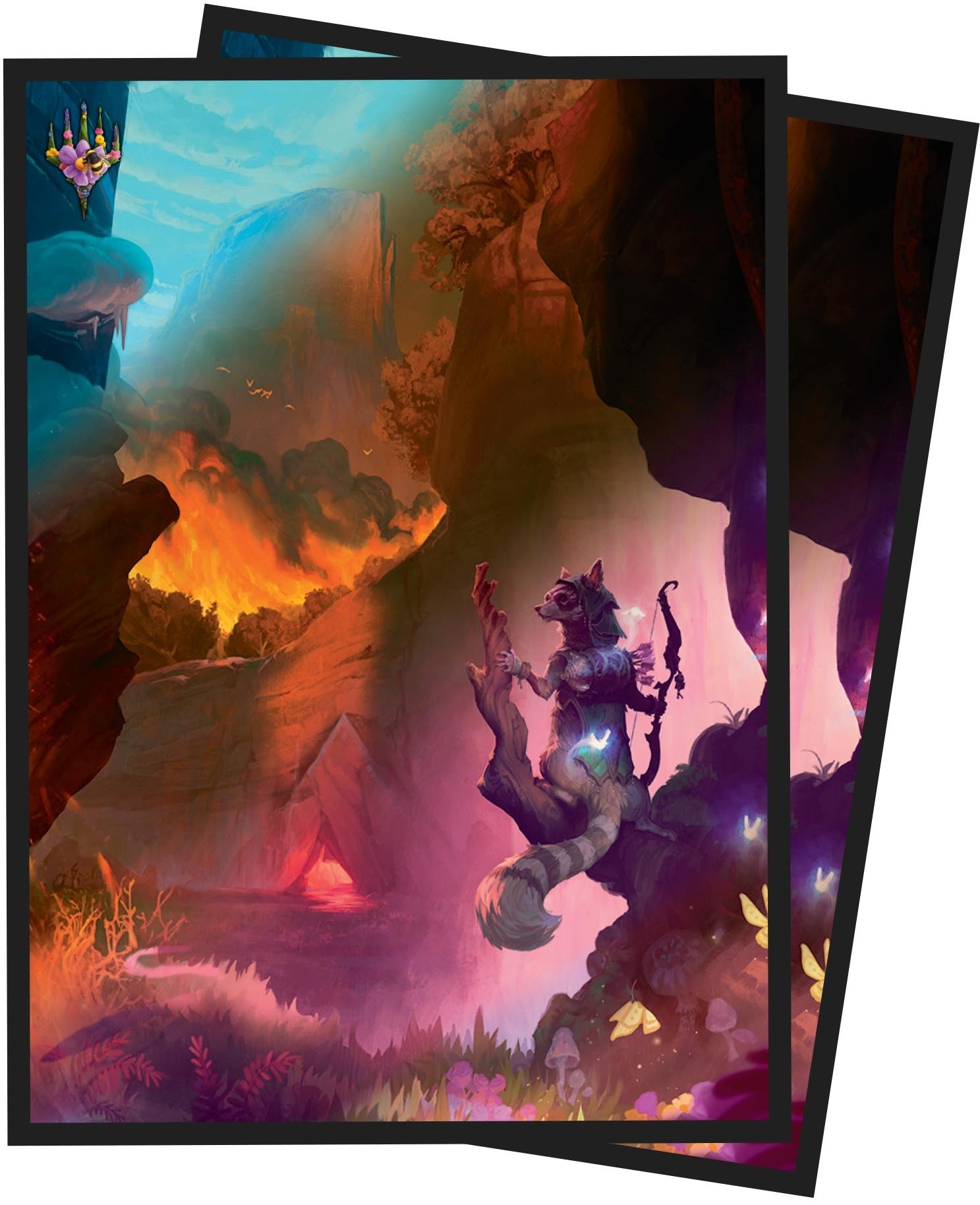 Image of Bloomburrow RED Ultra Pro Standard Matte Card Sleeves