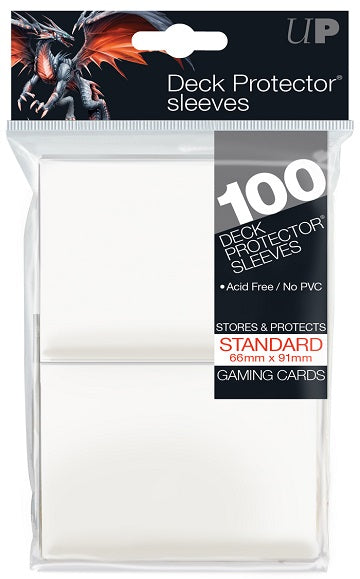 Ultra Pro Standard Card Sleeves - White [100 ct]