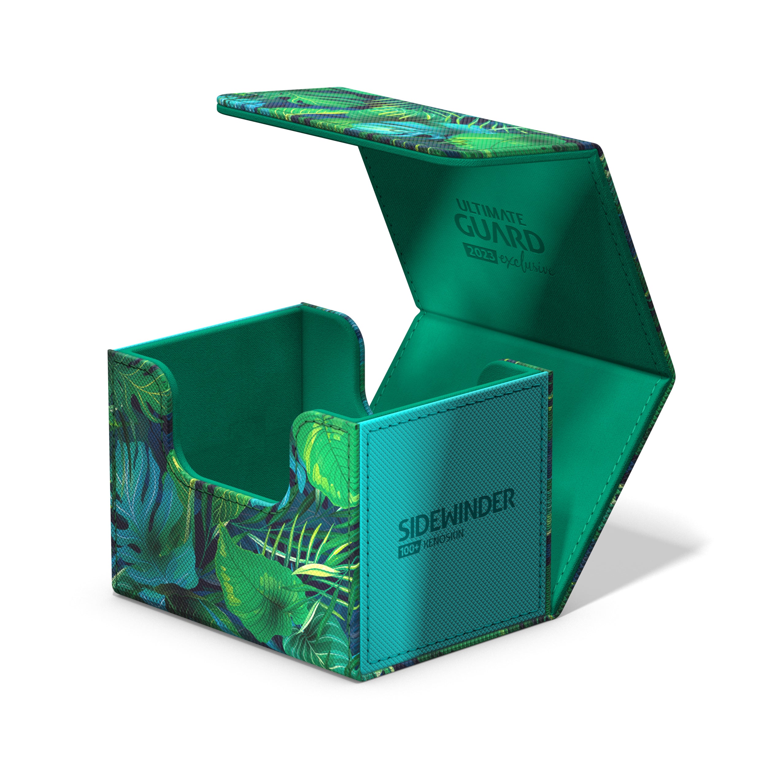 Image of Rainforest Green (2023 Exclusive) 100+ Ultimate Guard Sidewinder Xenoskin Deckbox
